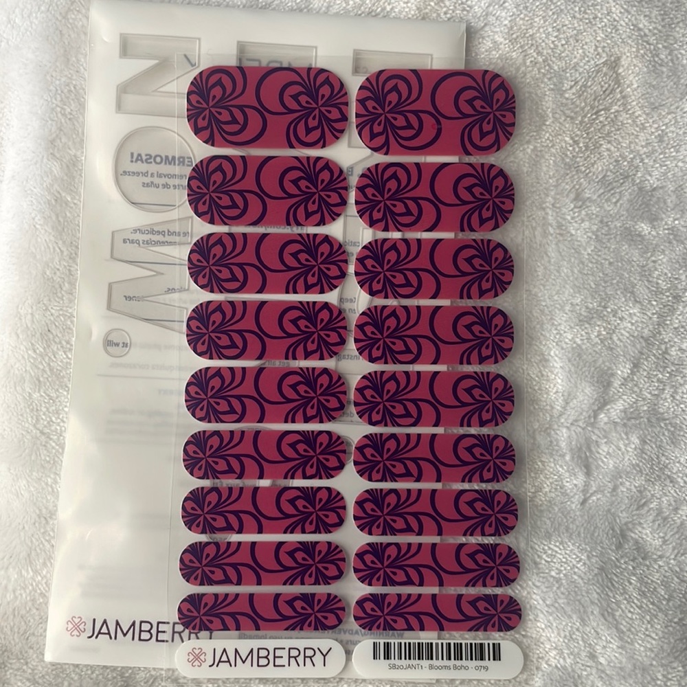 Jamberry Nail Wrap Blooms Boho